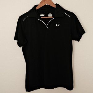 Under Armour Black Polo Shirt